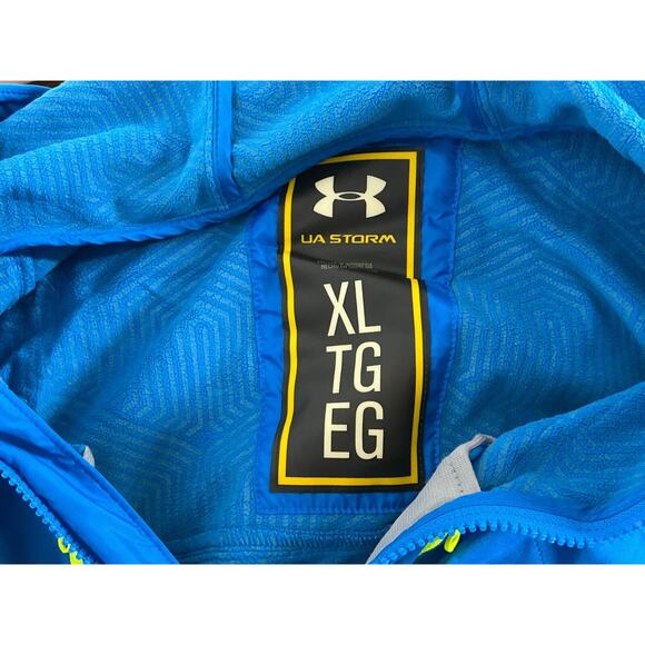 Under Armour Ua Storm Soft Shell Jacket Hoodie Size XL. (blue) - Picture 11 of 14